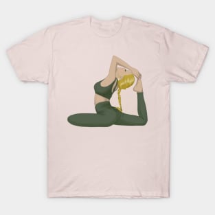 Pilates instructor doing pilates and stretching T-Shirt